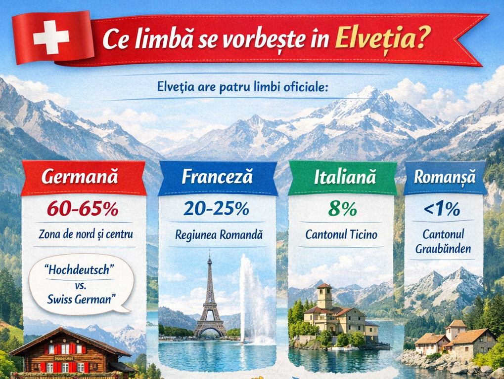 Ce limbi se vorbesc in Elvetia